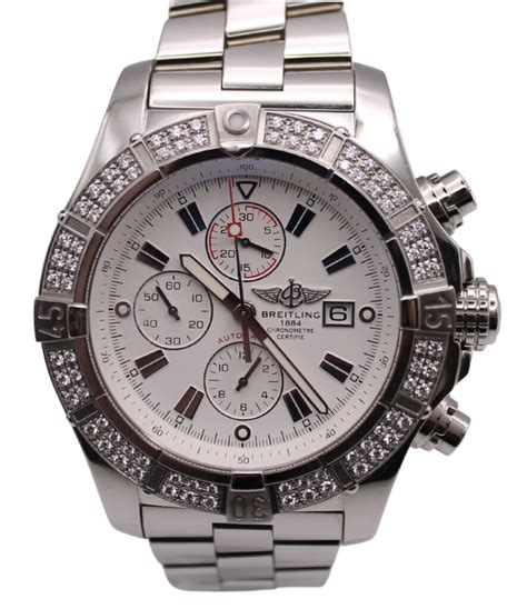 breitling super avenger diamond chronograph|breitling chrono avenger automatic movement.